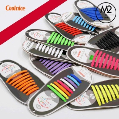 Dây giày cao su silicon đàn hồi buộc giày thông minh Goodmice Bộ 16 dây Chammart XIMO DGTM01-C8