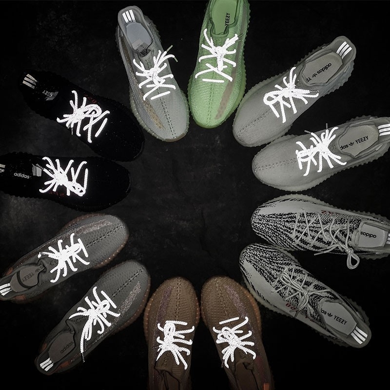 Dây Giày Phản Quang Bản Dẹt Yeezy [Dây Dẹt Bản Siêu Hot] - 1 Đôi