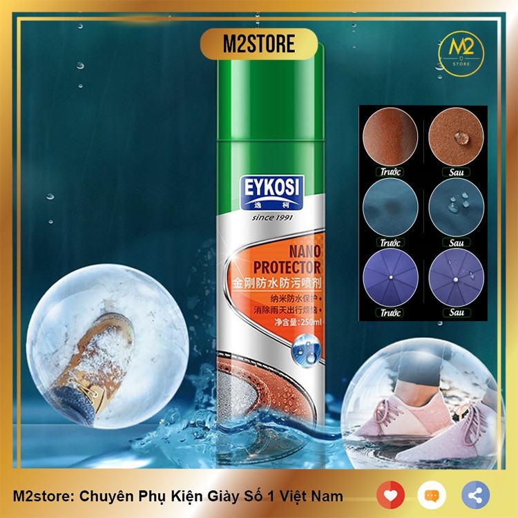 Bình xịt nano chống nước, chất bẩn, Không độc hại, chính hãng EYKOSI XIMO (VSG07)