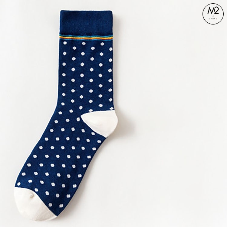 Set 4 Đôi Tất Vớ Nam Cao Cổ Cotton Cao Cấp Họa Tiết Độc Đáo Nhật Bản TN38