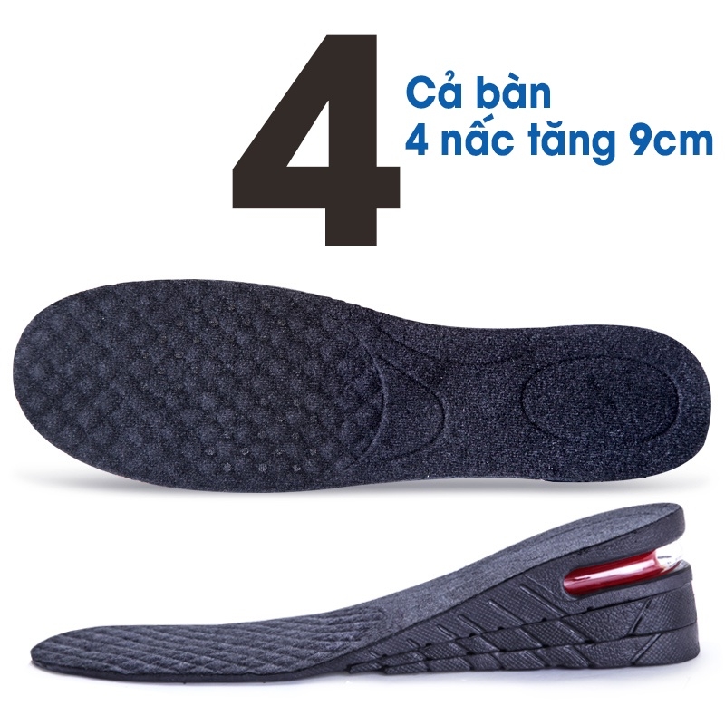Lót giày tăng chiều cao có đệm khí cả bàn & nửa bàn cao cấp L110AB-A20