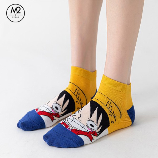 Combo 5 Đôi Tất Vớ Nam Nữ Cổ Ngắn In Nhân Vật Hoạt Hình Cực Chất TNG38