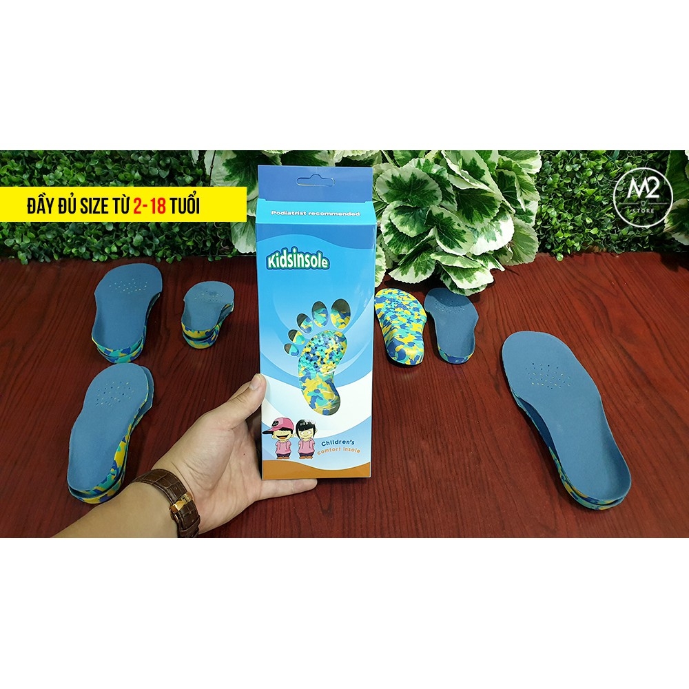 Lót giày chỉnh hình điều chỉnh vòm cho bé (LGCH06)