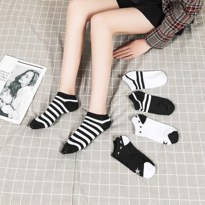 Set 5 Đôi Vớ Tất Nữ Cổ Ngắn Phong Cách Choaway TNG25-G6