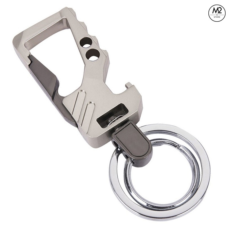 Móc khoá xe máy ô tô đẹp Proud Horse đeo đĩa quần inox cao cấp sang trọng, lịch lãm MK05-A5