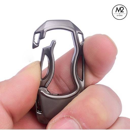 Móc khoá xe máy ô tô đẹp Proud Horse inox cao cấp, thời trang hiện đại đeo thắt lưng MK07-A5