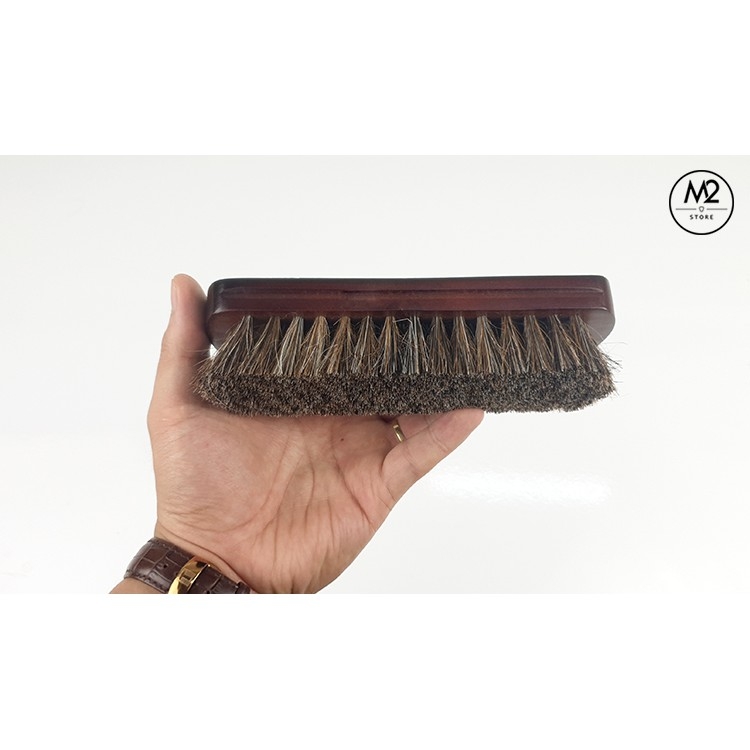 Bàn chải lông ngựa đánh giày Horsehair cao cấp cỗ lớn (BCDG02-A7)
