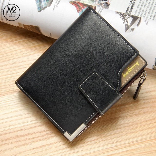 Bóp ví nam đứng Baellerry đa năng da PU XIMO thời trang Hàn Quốc (VNA08-A1)