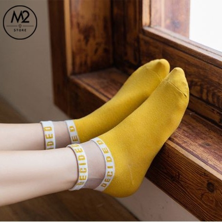 Tất Nữ Ren Lụa Mẫu Chữ DEGIDED Phong Cách Nhẹ Nhàng TNG07-G5