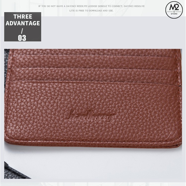 Ví nam mini đựng thẻ card Baellerry cao cấp (VNC01)