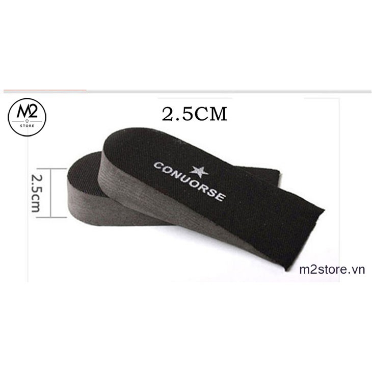 Lót giày tăng chiều cao converse nửa bàn loại L1-(2.5cm)