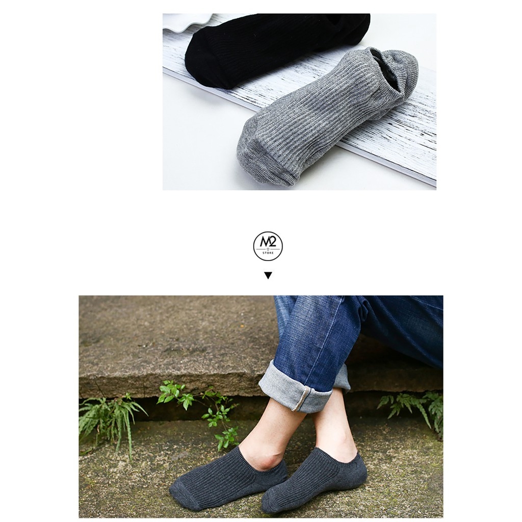 Tất Nhật Nam Nữ cổ ngắn cao cấp 2019 (Chống trượt gót) HAMU TCN01-G5