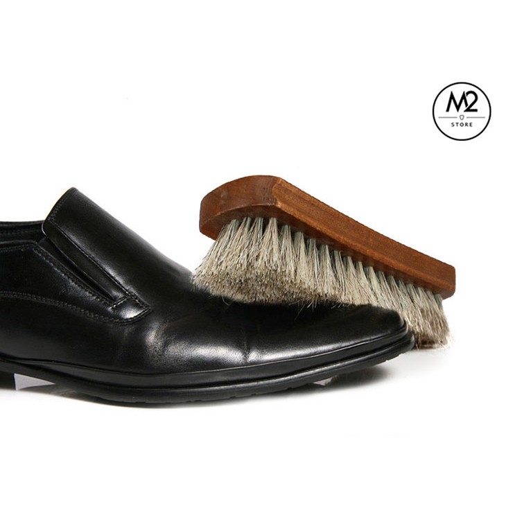 Bàn chải lông ngựa đánh giày Horsehair cao cấp cỗ lớn (BCDG02-A7)