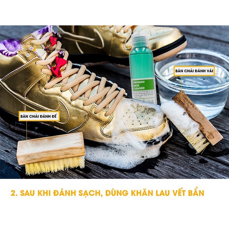 Chai Dung Dịch Vệ Sinh Giày Làm Sạch Chuyên Sâu Sneaker Prenium XIMO XI05-120ml