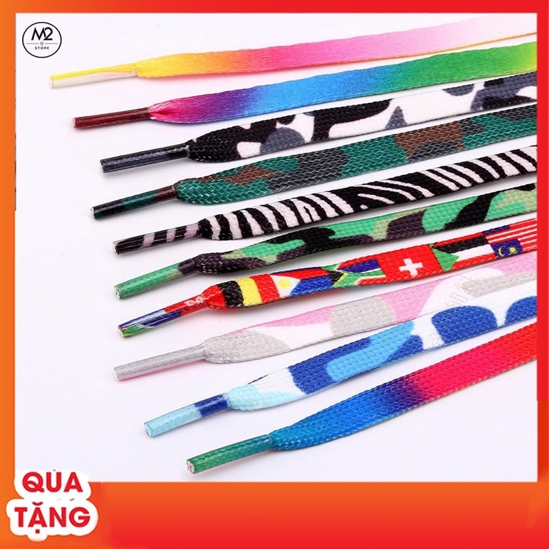Dây Giày Họa Tiết Nhiều Màu Sắc