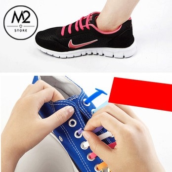 Dây giày cao su silicon đàn hồi buộc giày thông minh Goodmice Bộ 16 dây Chammart XIMO DGTM01-C8