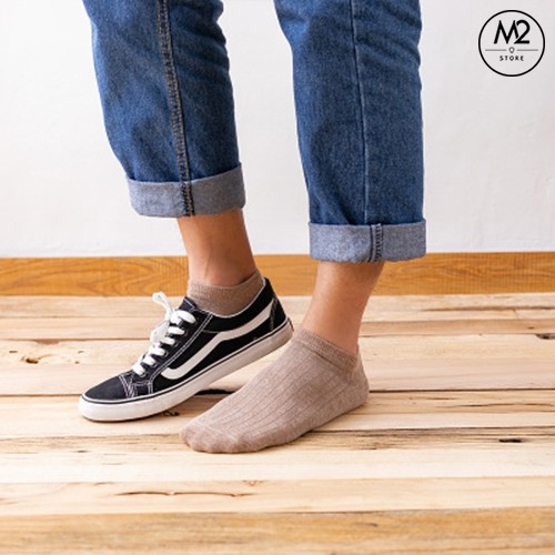 Tất Nam Nữ Cổ Ngắn, Vớ Cổ Ngắn Cao Cấp Siêu Thoáng Khí (kèm video thật) (TCN05-H1)