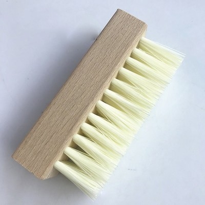 Bàn chải đánh giày lông heo & lông nhựa PP bản cho giày vải sneaker XIMO (BCDG17)