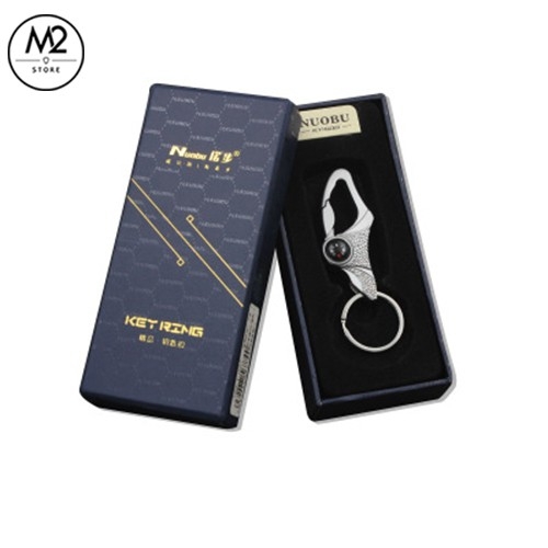 Móc khóa xe máy ô tô Kim chỉ nam XIMO chất liệu inox phong cách (MK21)