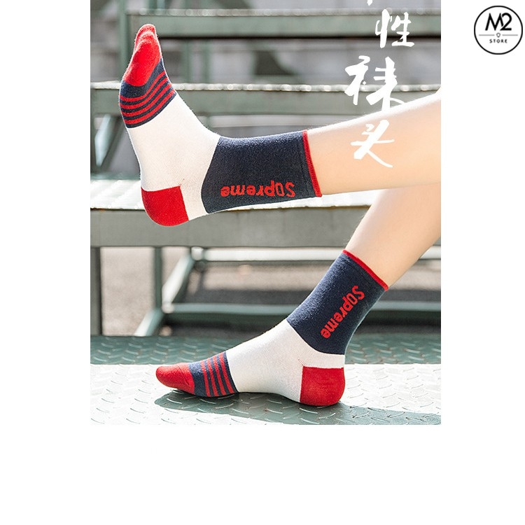 COMBO 5 đôi Tất vớ nam cổ cao phong cách Âu Mỹ siêu đẹp, thời trang TN20-H3