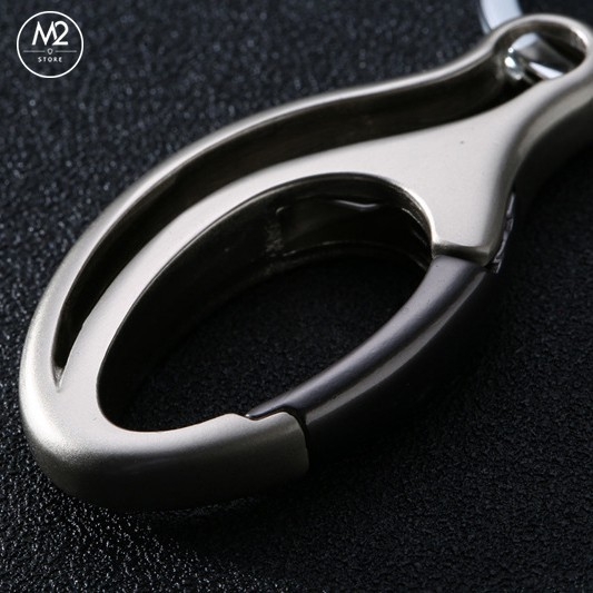 Móc chìa khoá xe máy ô tô đẹp Proud Horse có chốt gài thắt lưng thời trang chất liệu inox cao cấp MK09-A5