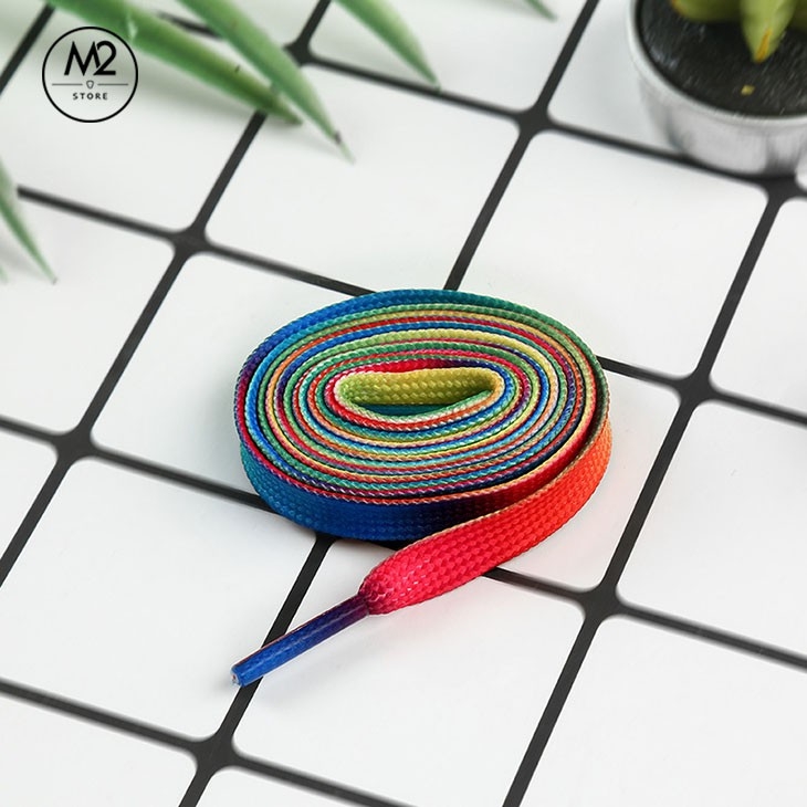 Dây Giày 7 Màu (1 cặp) / Dây Giày Cầu Vồng (Bản Đẹp)