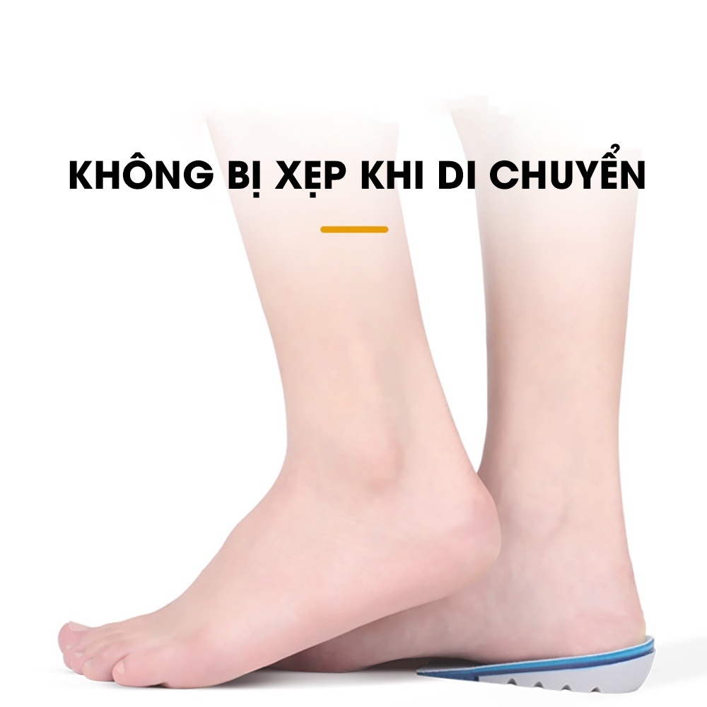 Lót giày tăng chiều cao 2023 cao cấp chất liệu TPE êm ái và chắc chắn L17