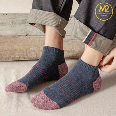 Combo 5 Đôi Tất Vớ Nam Cổ Ngắn Phong Cách Lịch Lãm Trẻ Trung TN31