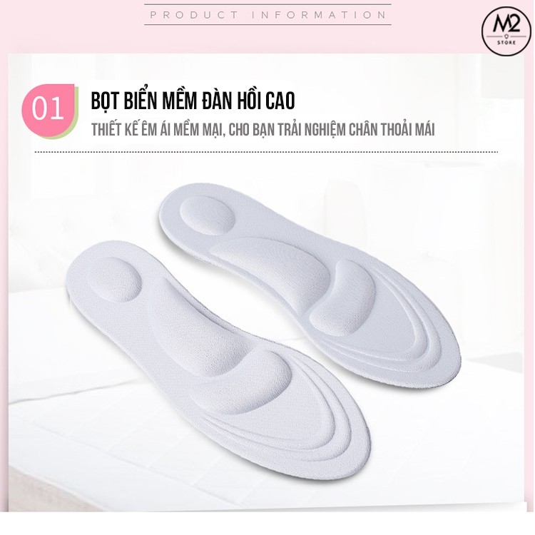 Cặp lót giày cao gót massage êm chân thoáng khí nguyên bàn cao cấp XIMO (LGCG05)