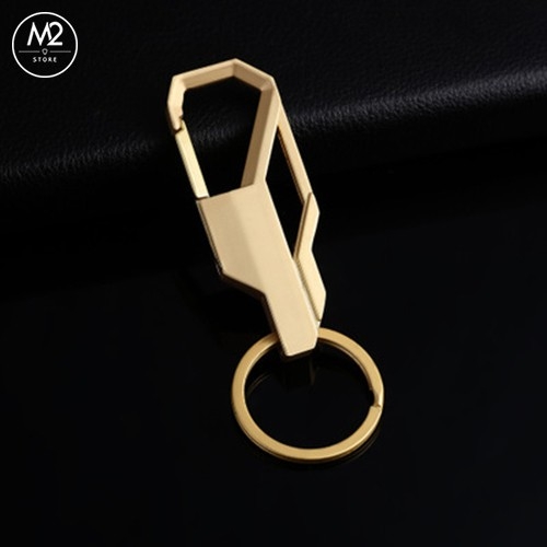 Móc khóa xe máy ô tô đẹp chất liệu inox chốt cài lưng quần thời trang Ximo MK02-A5