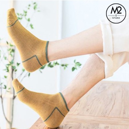 COMBO 10 đôi Tất vớ nam cổ ngắn đẹp, thấm hút mồ hôi, thời trang Hàn Quốc TN26-H3