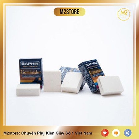 Gôm tẩy làm sạch da lộn, nubuck Gommadin BDC Saphir