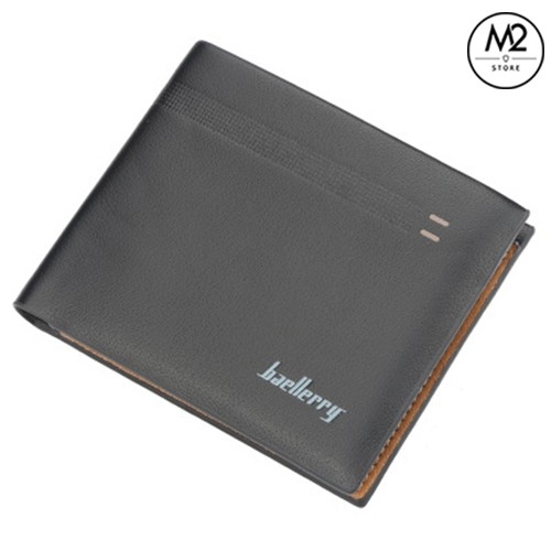 Bóp ví nam ngang da Baellerry XIMO thời trang siêu mỏng hàn quốc (VNN16-A1)