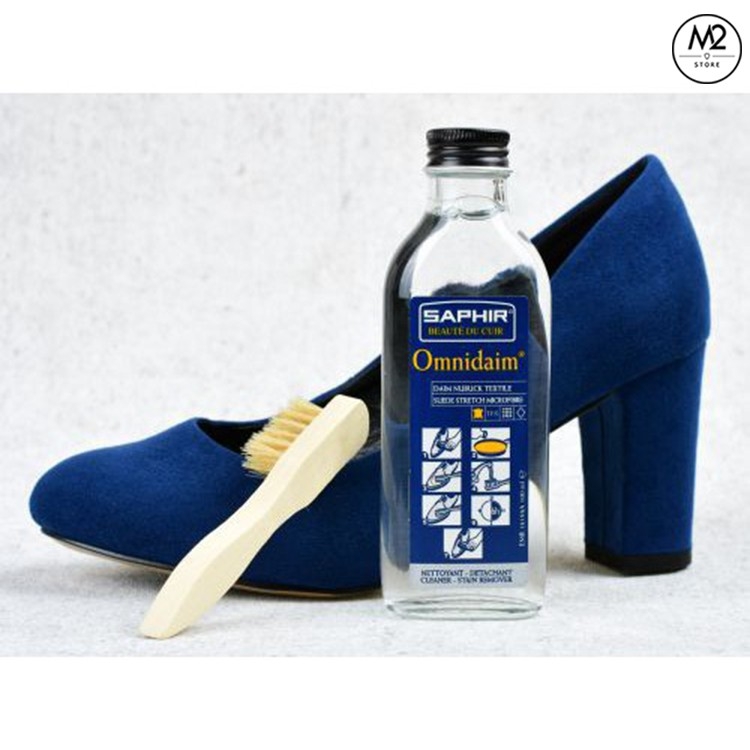 Dung dịch làm sạch giày da lộn, nubuck Omnidaim Saphir (XDG20)