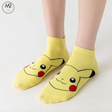 Combo 5 Đôi Vớ Tất Nữ Cổ Ngắn In Hoạt Hình Cực Đáng Yêu TNG39