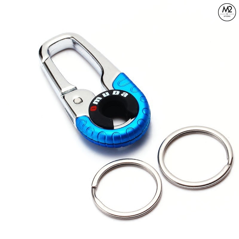 Móc khoá xe máy ô tô đẹp Thái Lan OMUDA cao cấp inox sang trọng lịch lãm MK08-A5