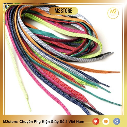 Dây Giày Phản Quang Bản Dẹt Yeezy [Dây Dẹt Bản Siêu Hot] - 1 Đôi