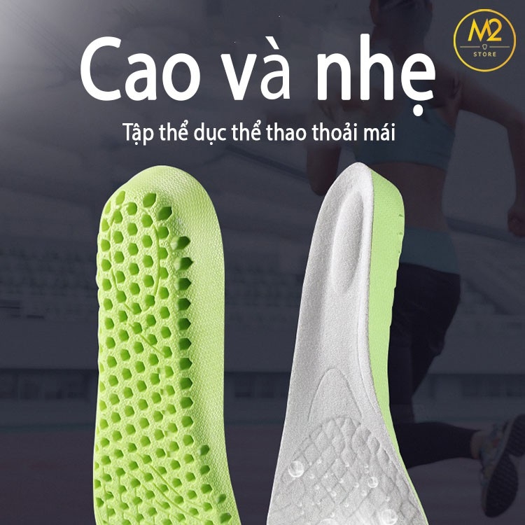 Lót Giày Tăng Chiều Cao Nam Nữ Siêu Thoáng Khí Thế Hệ Mới L16