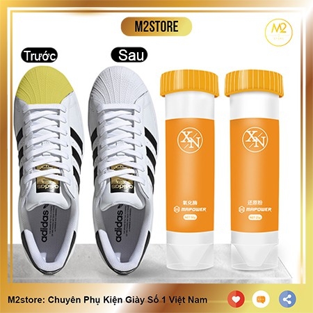 Bộ tẩy ố vàng đế giày và các chi tiết cao su MAXPOWER XIMO VSG18-E1 [Có hướng dẫn cụ thể]