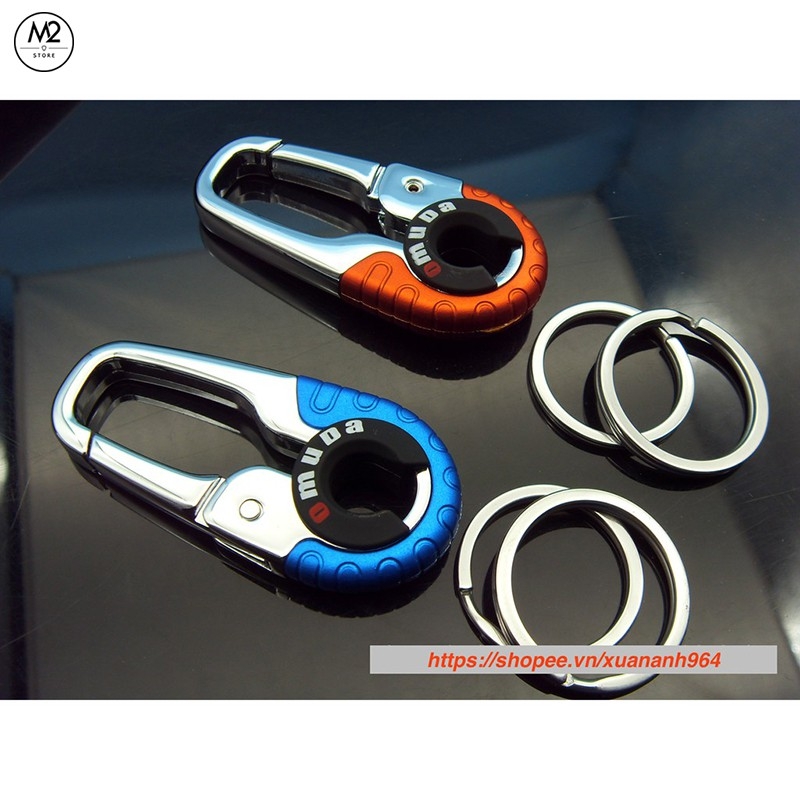 Móc khoá xe máy ô tô đẹp Thái Lan OMUDA cao cấp inox sang trọng lịch lãm MK08-A5
