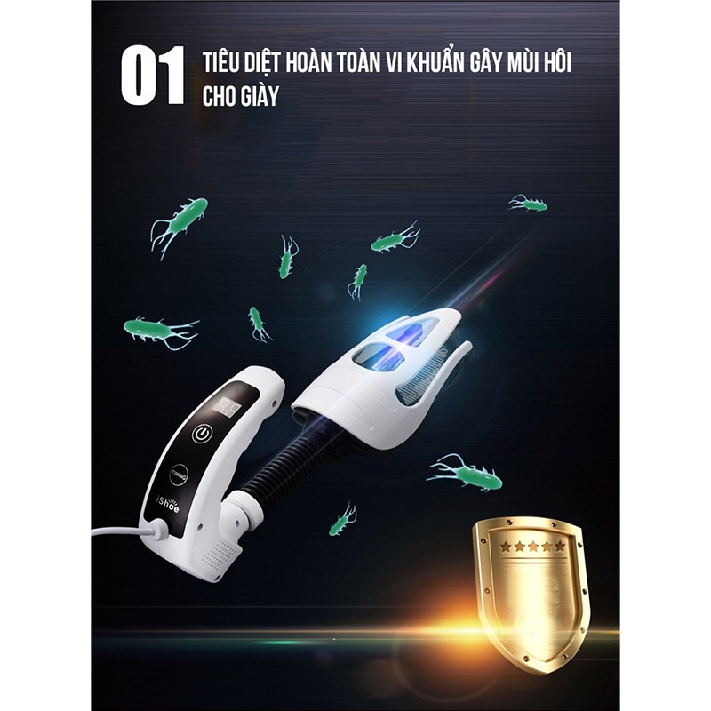 Máy sấy giày chiếu uv ishoe thông minh tiện dụng XIMO (MSG01-F1)