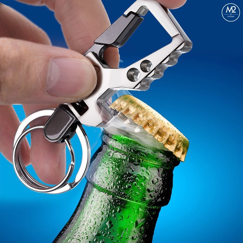 Móc khoá xe máy ô tô đẹp Proud Horse đeo đĩa quần inox cao cấp sang trọng, lịch lãm MK05-A5