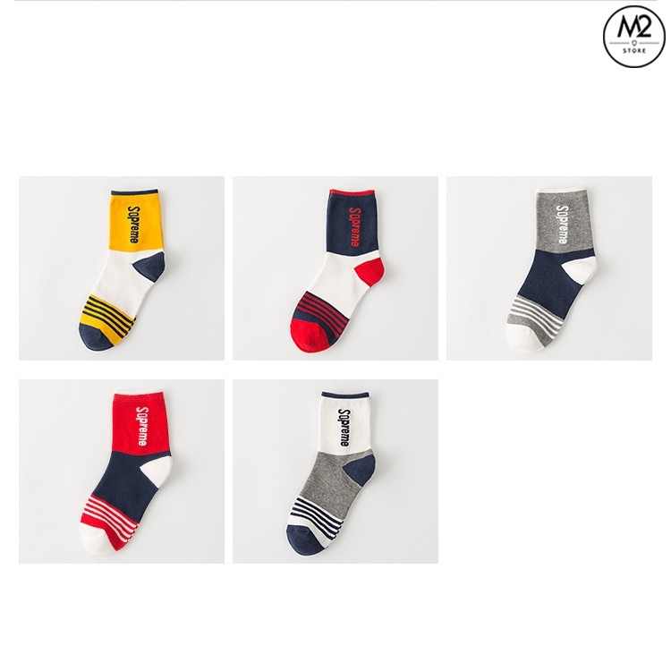 COMBO 5 đôi Tất vớ nam cổ cao phong cách Âu Mỹ siêu đẹp, thời trang TN20-H3