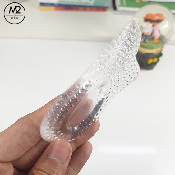 Miếng lót giày cao gót silicon massage êm chân, chống đau và chai gót chân XIMO LGCG03