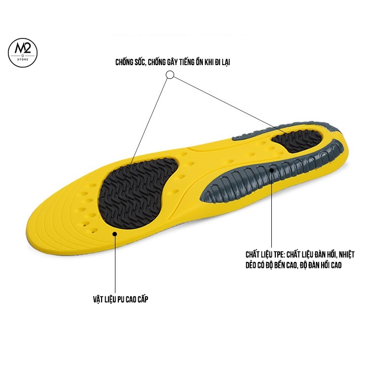 Lót giày thể thao êm chân cao cấp (LGTT11)