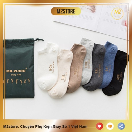 Set Vớ Tất Theo Ngày Trong Tuần Nam Cao Cấp Cao Cấp TN32