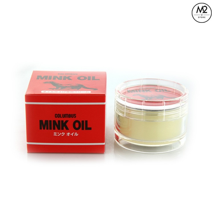 Mỡ chồn bảo dưỡng đồ da Mink Oil dưỡng bóng chăm sóc, áo da, giày da, túi ví da (XDG64)-XMK2-2-42