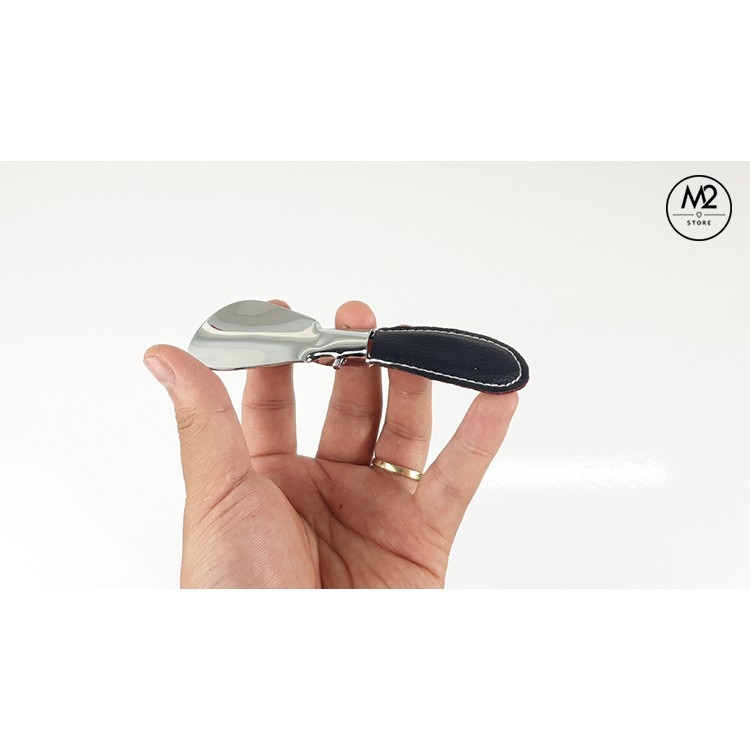 Đón gót giày thép bóng không gỉ bọc da (DGG06)-XMK2-2-10