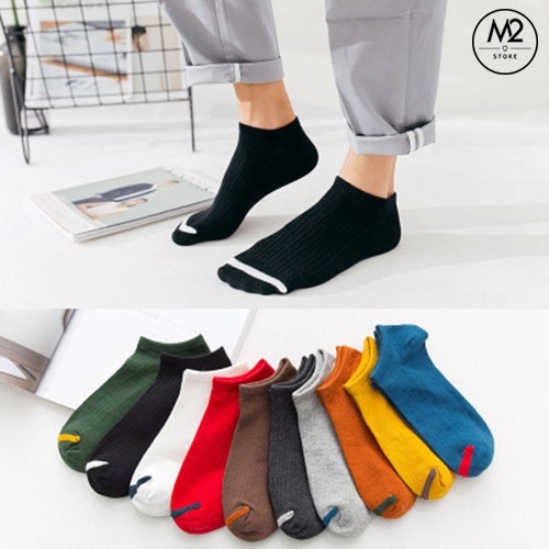 Vớ, Tất Cổ Ngắn Nam Nữ Hàng Hiệu 100% Cotton Xịn (TCN04-H1)
