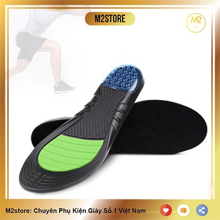 Lót giày thể thao cao su PU cao cấp êm chân thoáng khí thấm hút mồ hôi chống sốc tốt LGTT13-C2